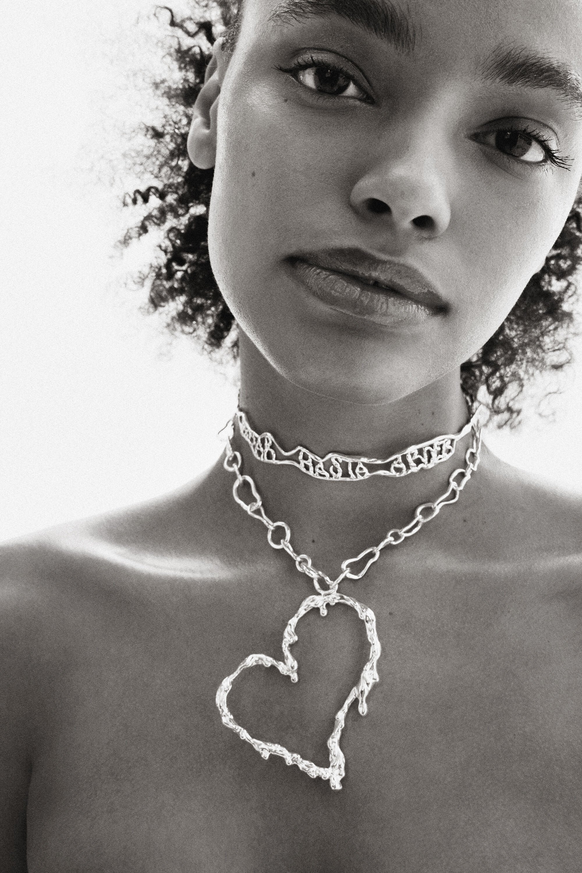 Collier cœur plaqué or Zalio
