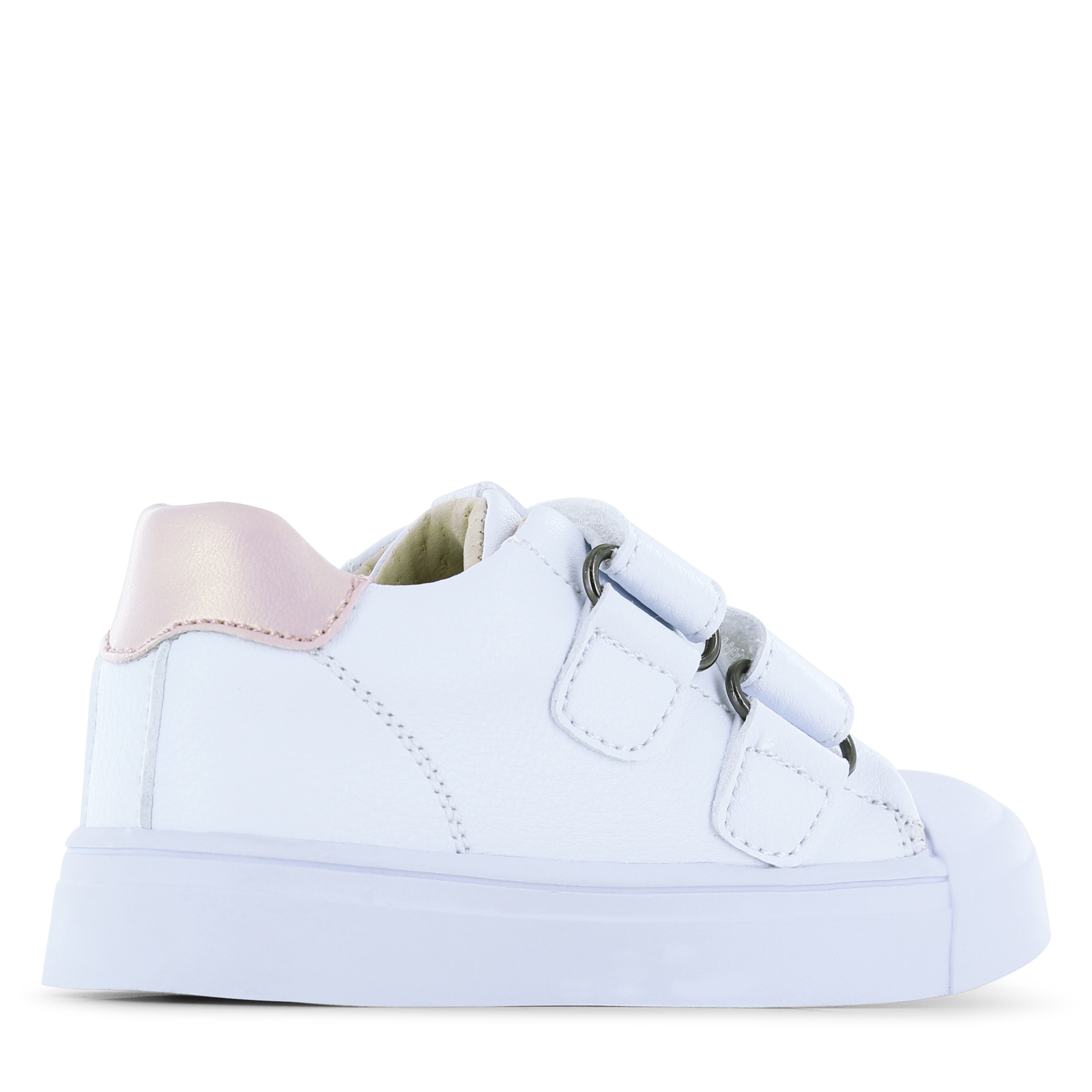 Shoesme weißer Sneaker mit rosa Glitzer