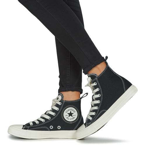 Converse - CHUCK TAYLOR ALL STAR-BLACK/BLACK/EGRET - Noir