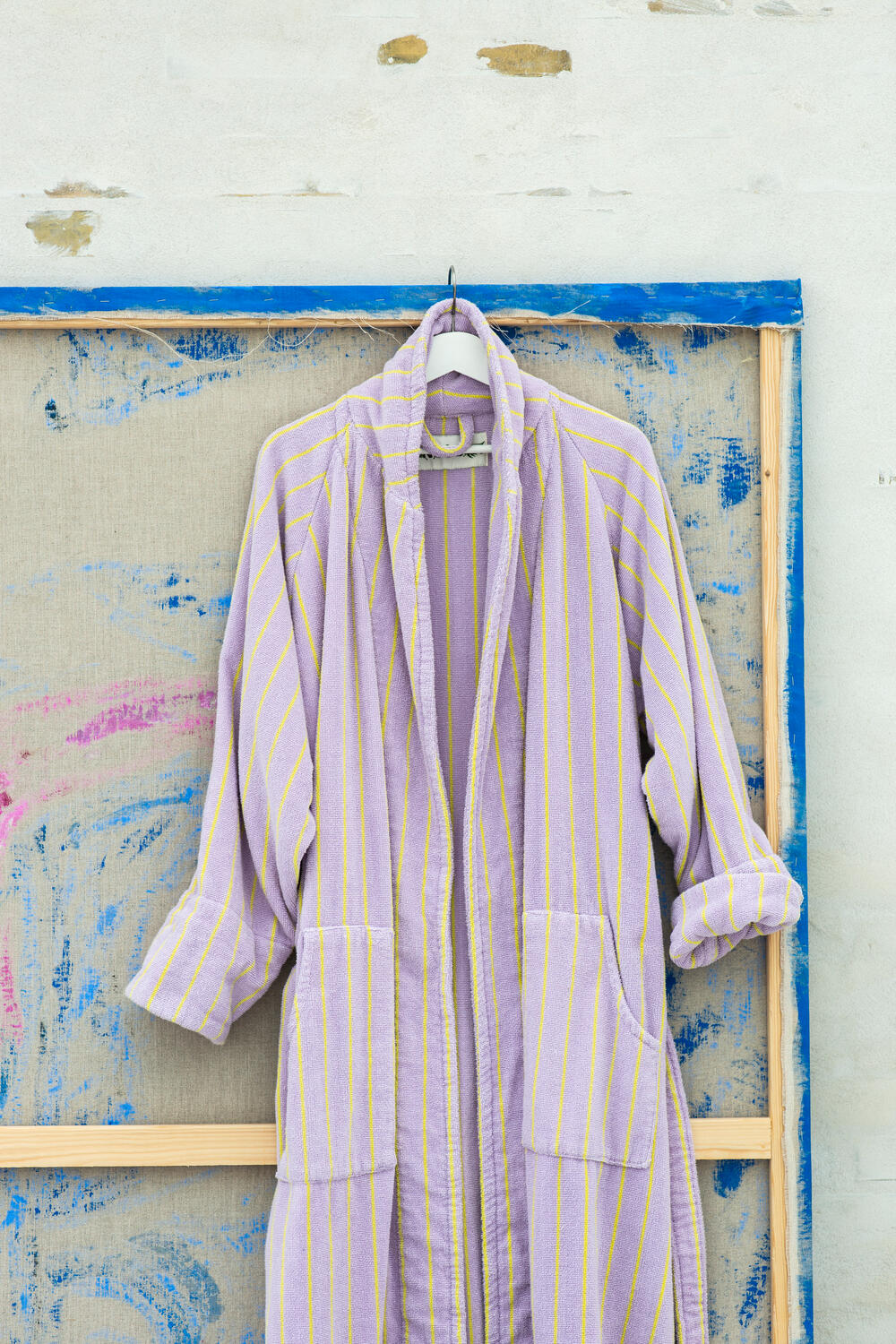 Bongusta  Naram badekåbe - Lilac & Neon Yellow