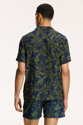 Shiwi Overhemd Palm Leaves Navy 1541587229-650 kopen