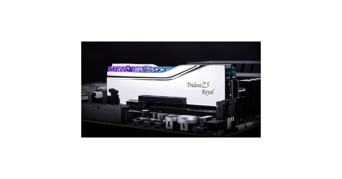 G.Skill64 GB DDR5-6000 kit werkgeheugen  (Zilver, F5-6000J2836G32GX2-TR5S, Trident Z5 Royal, XMP 3.0)