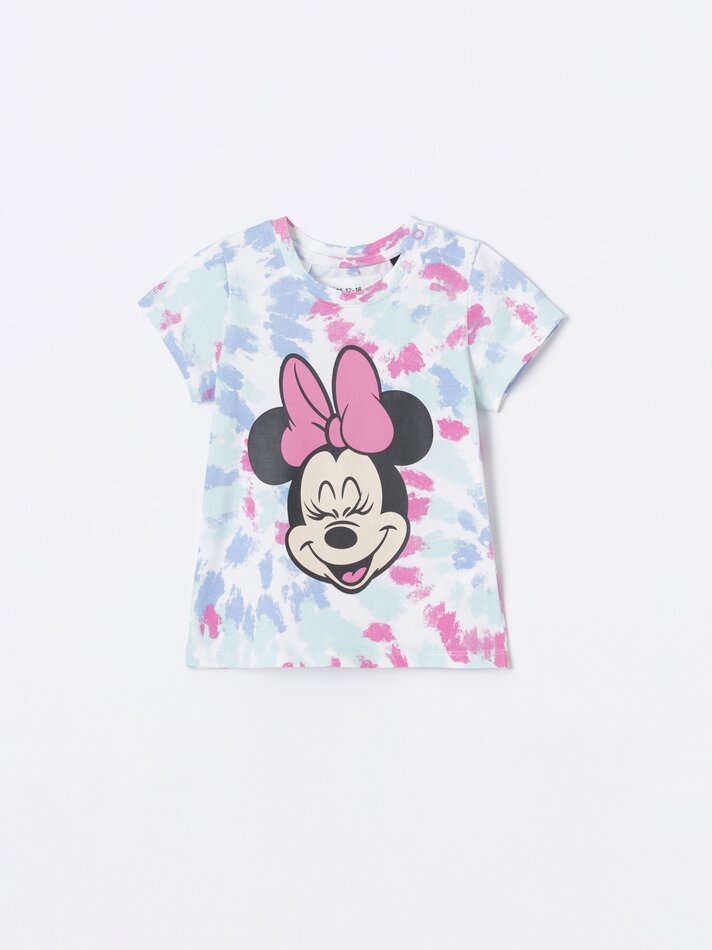 Conjunto de camiseta e shorts da Minnie Mouse ©DS - Turquesa