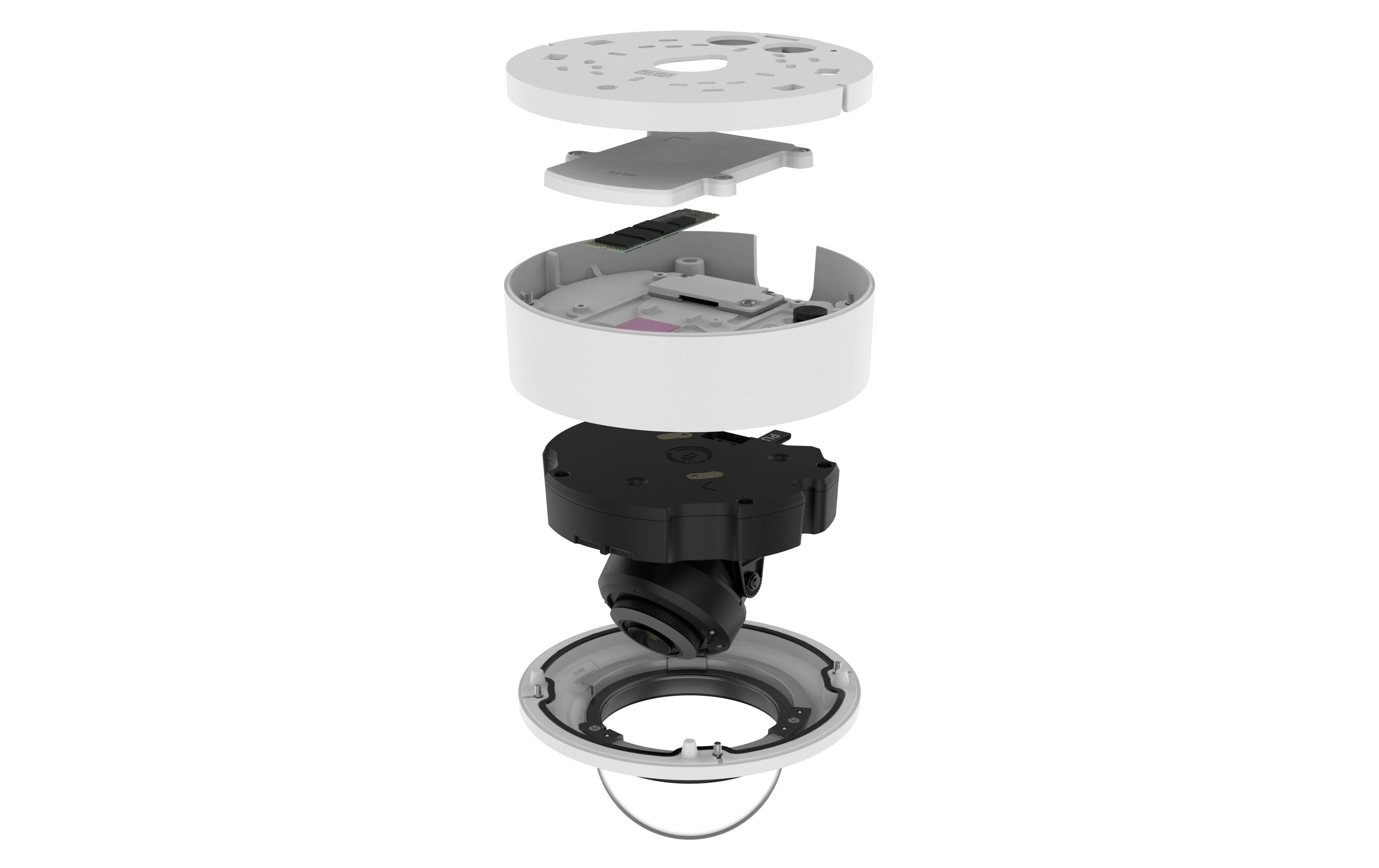 Netzwerkkamera PNV-A6081R-E2T<br>2MP IR Outdoor Vandal Dome Kamera mit 2TB SolidEDGE WAVE Recording Solution