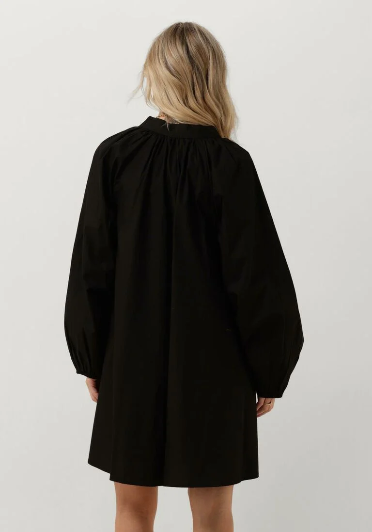 NOTRE-V zwarte notre-v mini jurk nv-dayo mini dress