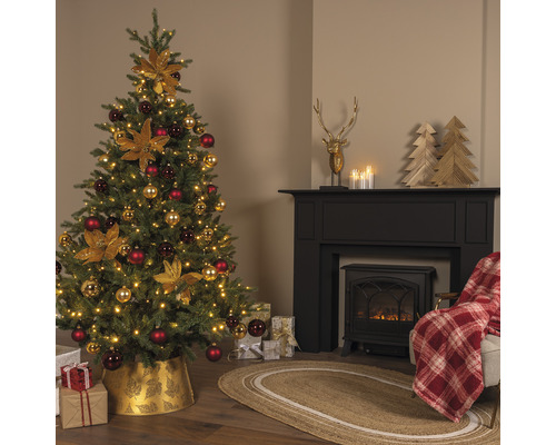 Lafiora Salzburg kunstkerstboom, 215 cm, LED groen
