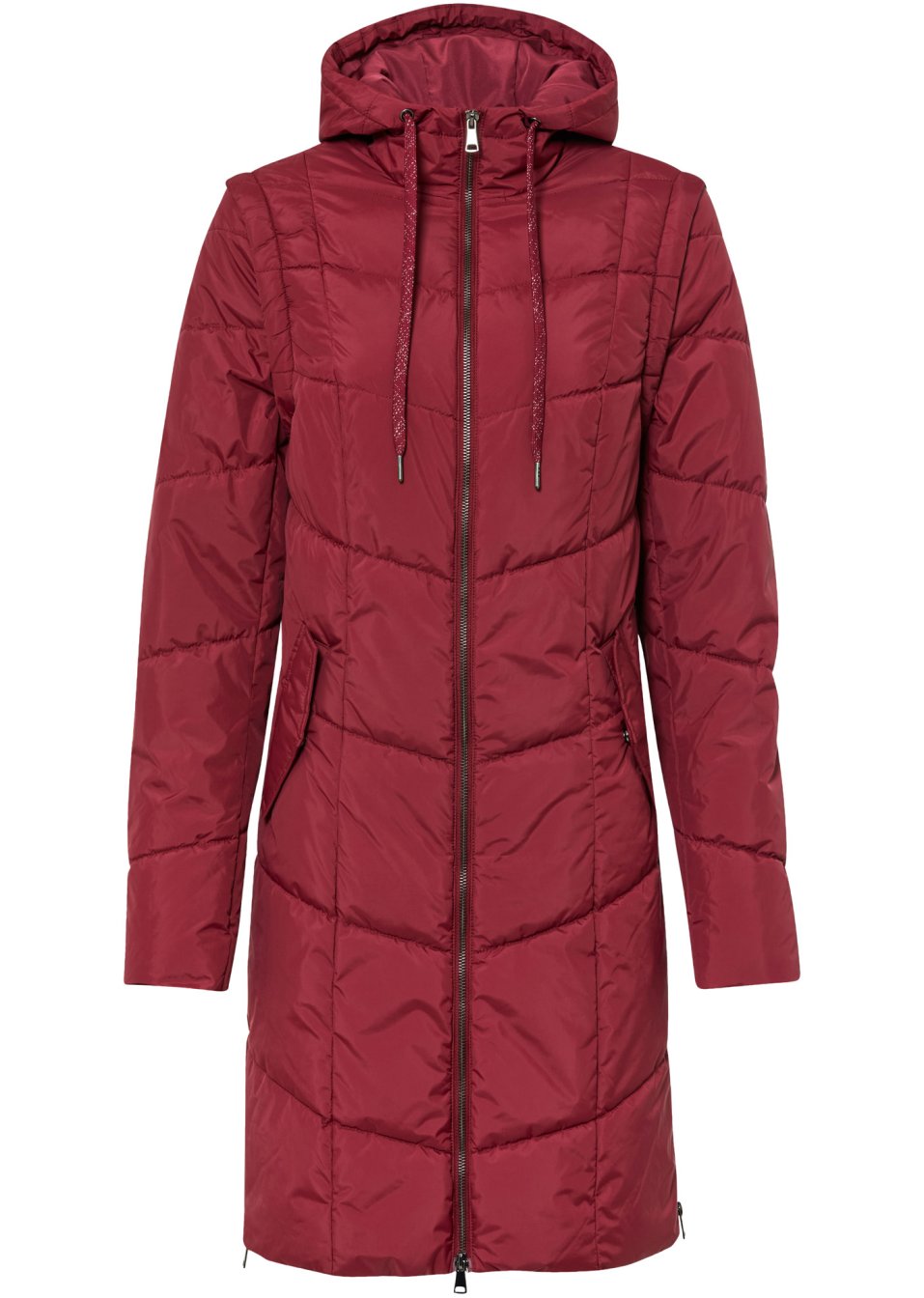 Veste matelassée avec manches amovibles