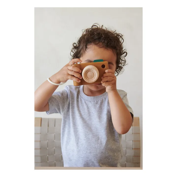 Liewood Appareil Photo Michael en bois | Caramel