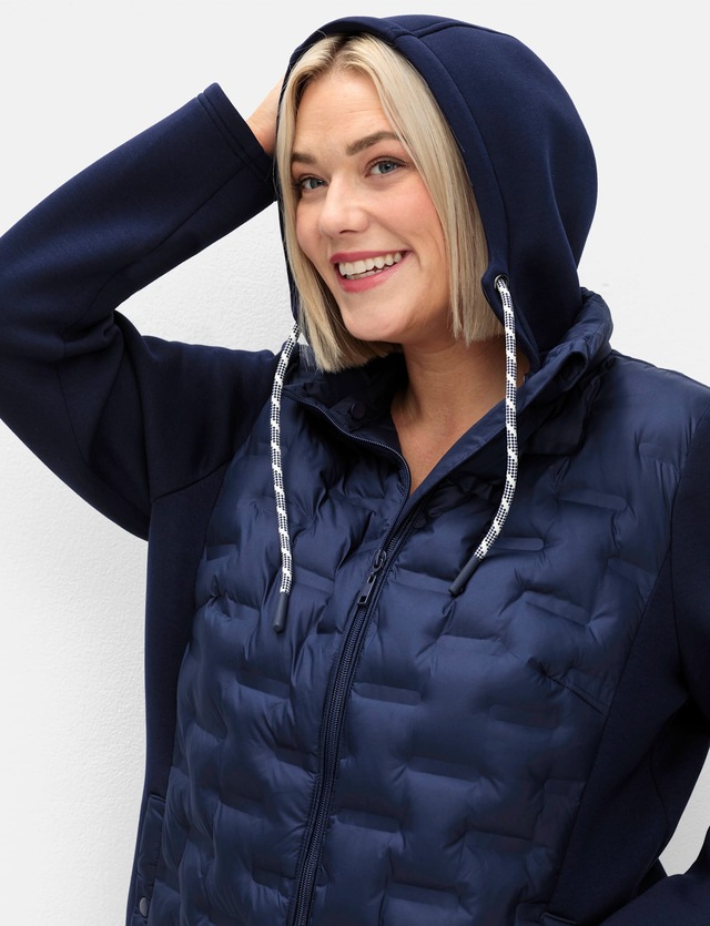 Sheego Steppjacke mit Kapuze