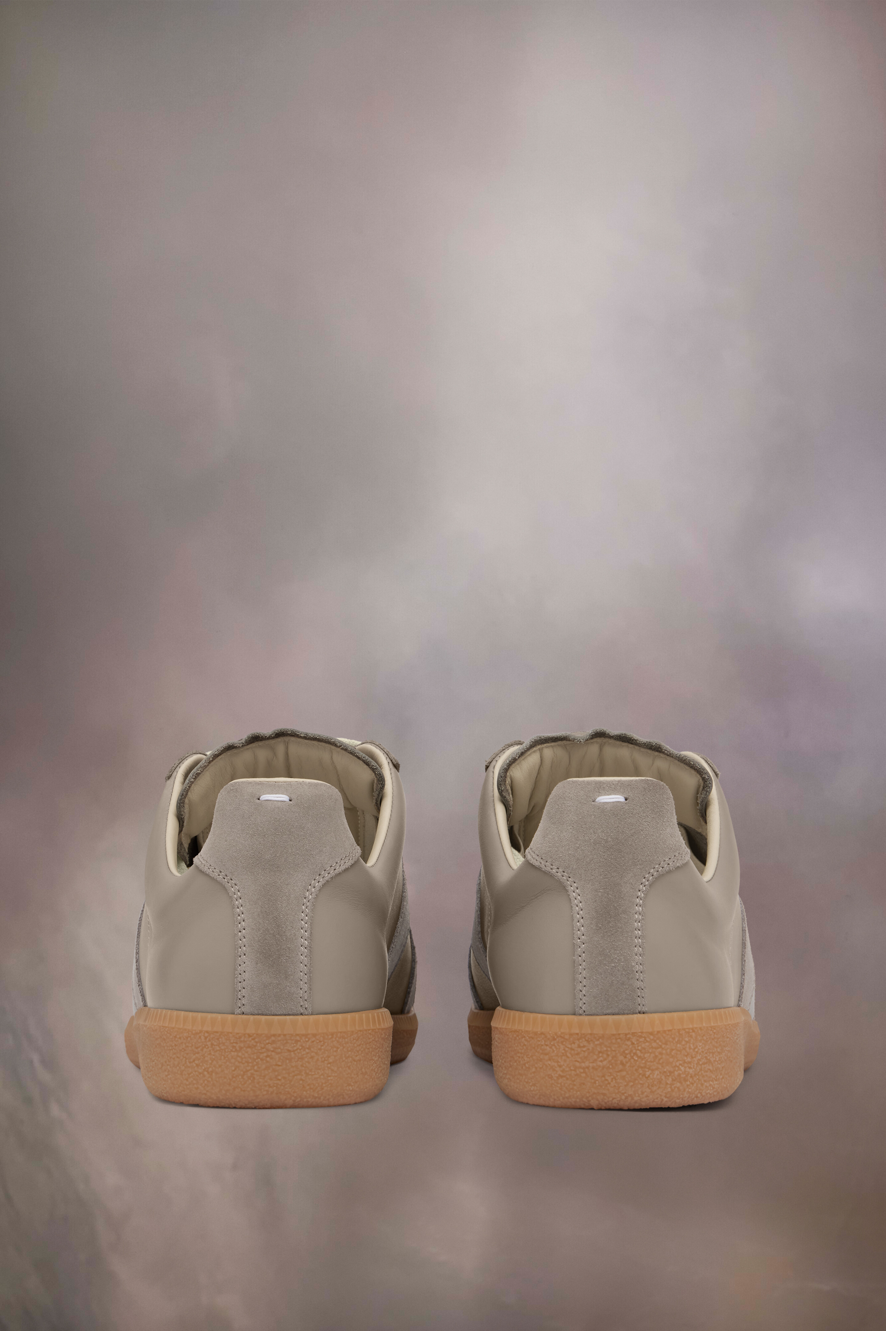 Sneakers Replica en cuir pour femme Gris