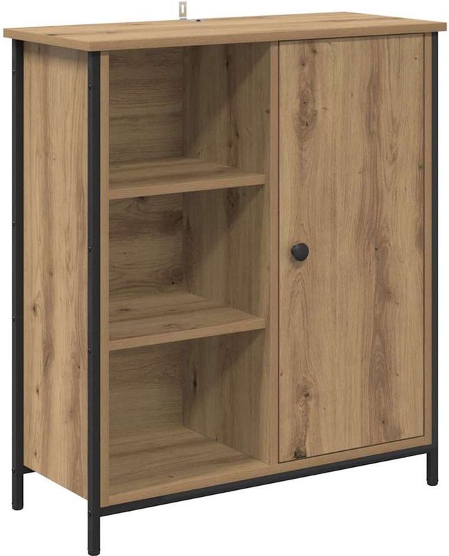 vidaXL - Dressoir Artisan - Bewerkt Hout - 70 x 30 x 80 cm