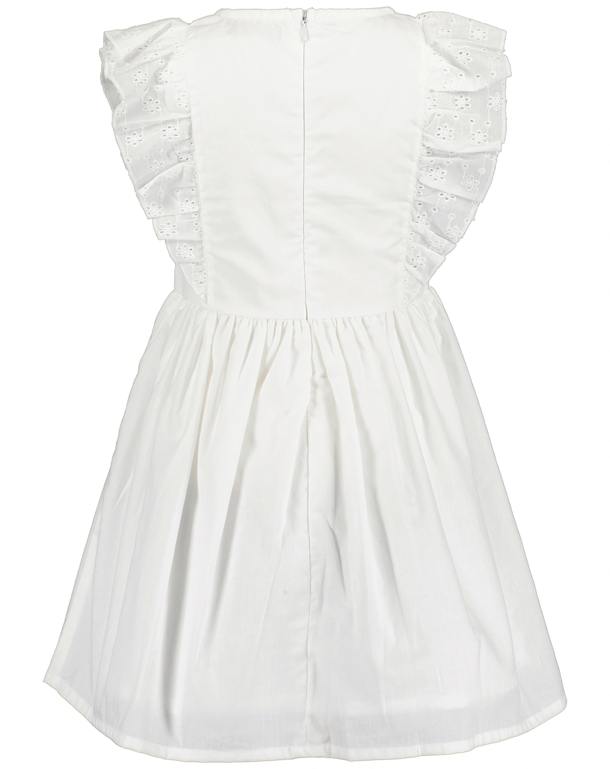 Kleid SPITZE ärmellos in weiß