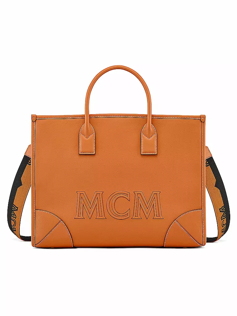 MCM Ledertasche - Tote Bag MÜNCHEN braun