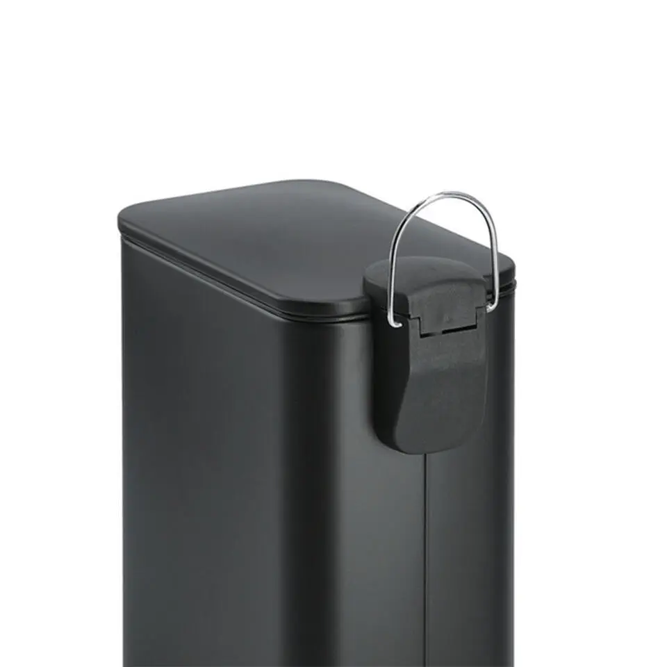 Zeller Prullenbak/pedaalemmer - metaal/kunststof - 5L - softclose