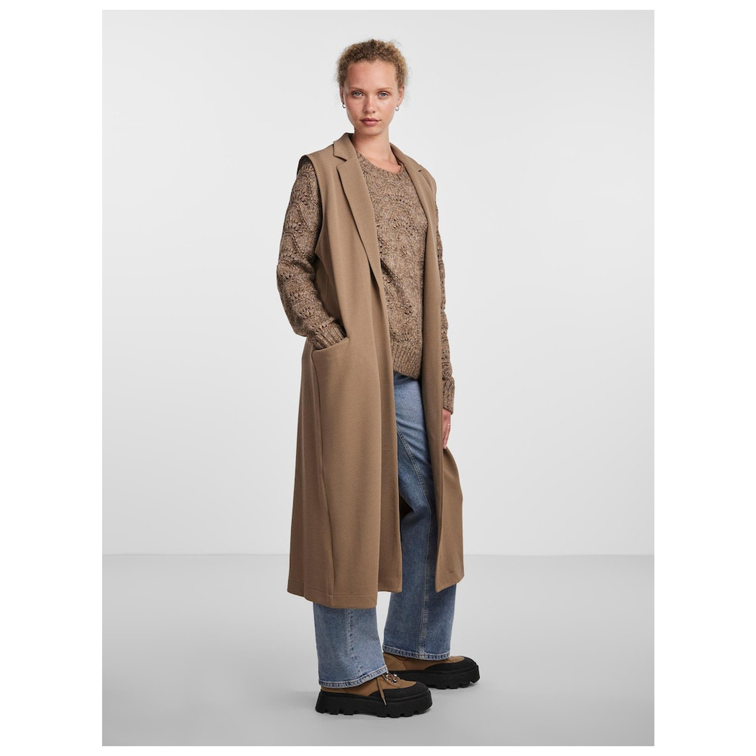 Pieces PCJANA LONG VEST BC