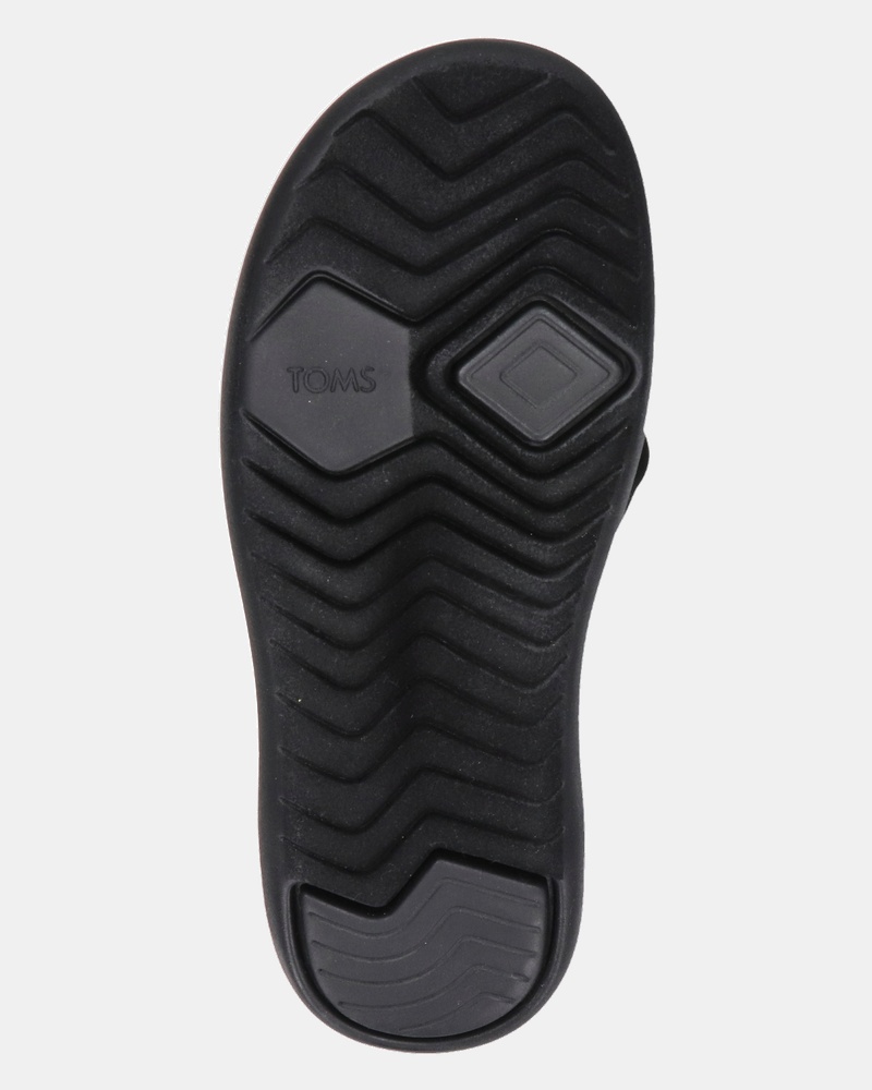 Toms Alpargata Mallow Slippers  - zwart