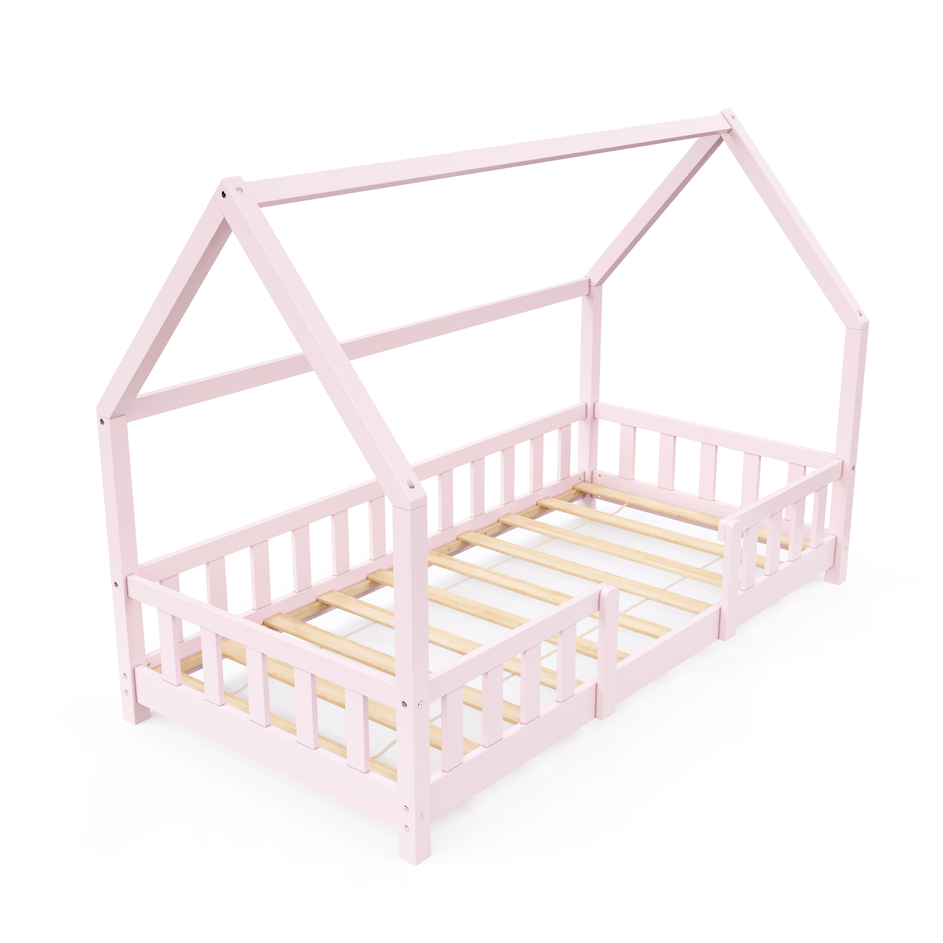 Kinderbett MAISON 80 x 160 cm rosa