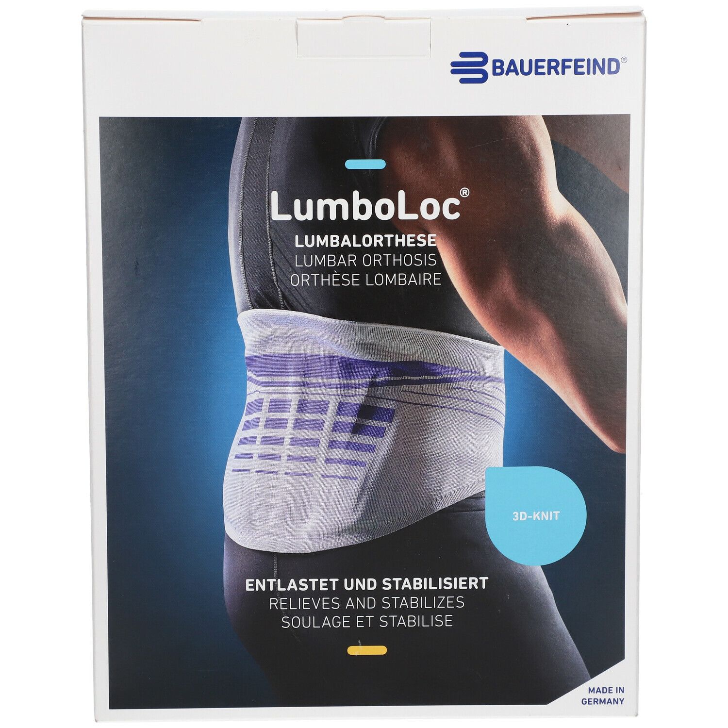 LumboLoc® Rückenstütz Bandage Gr.2 titan