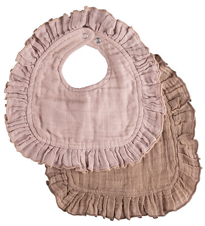 Sebra Savlesm?kke - 2-pak - Musselin - Rosa/Brun