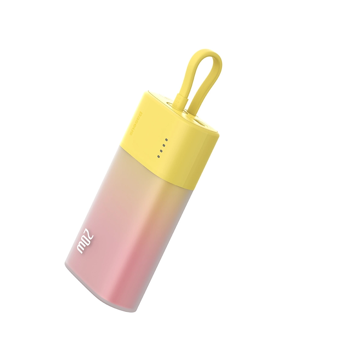 (20W) 5200mAh USB C Powerbank Power Delivery Ladegerät inkl. Lightning Ladekabel - Custard Yellow
