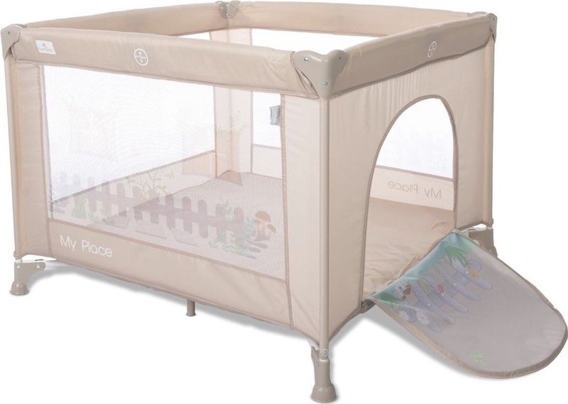 Lorelli - My Place - Inklapbare Box - Beige - Materiaal: Mesh