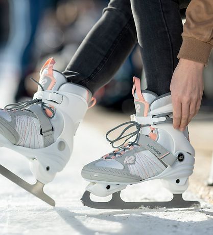 K2 Skates - Alexis Ice - Blätter - Weiß/Orange