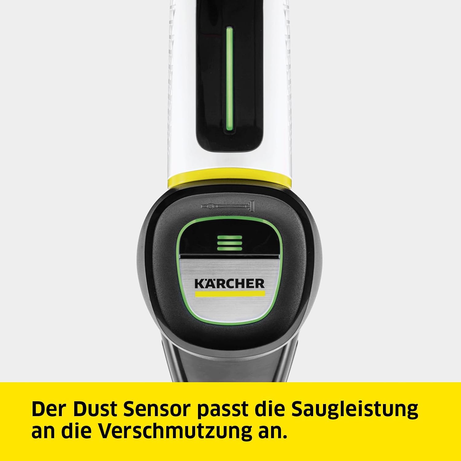 Kärcher Akku-Staubsauger VC 7 Signature Line, 2 Saugstufen, Laufzeit: bis zu 60 min., Gewicht: 2,6 kg, inkl. 25,2 V Akku, Wandhalterung mit Ladefunktion, Boden- und Fugendüse, weiß