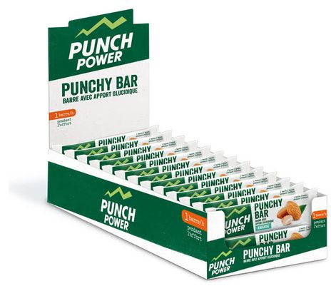 Punch Power Punchybar - Barre énergétique - Multifruits - Lot de 40