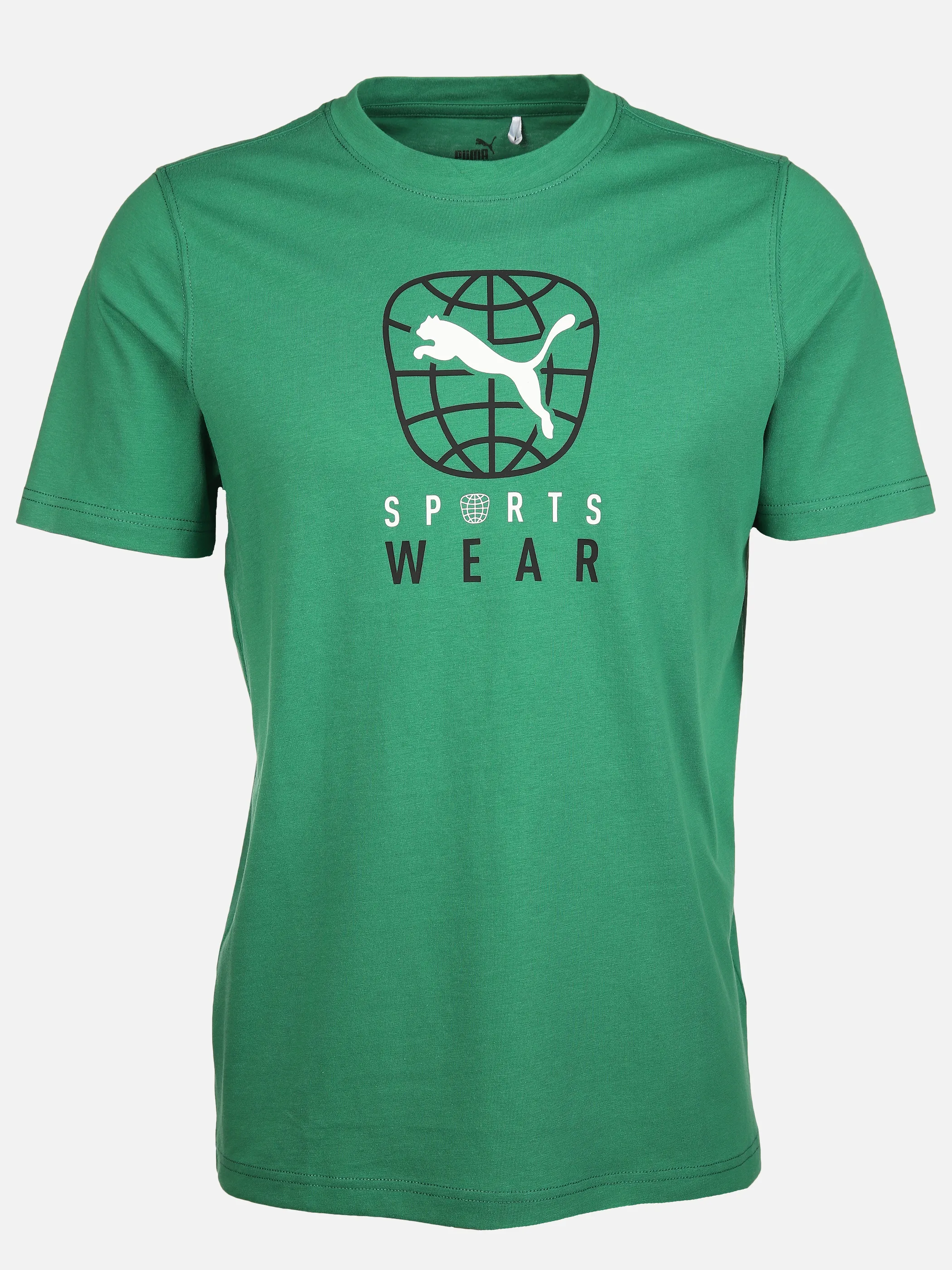 Herren Sportshirt mit Logoprint