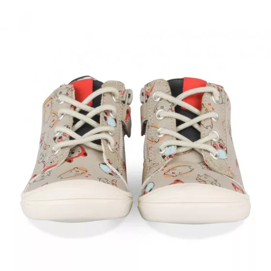 Baskets GRIS FREEMOUSS BOY