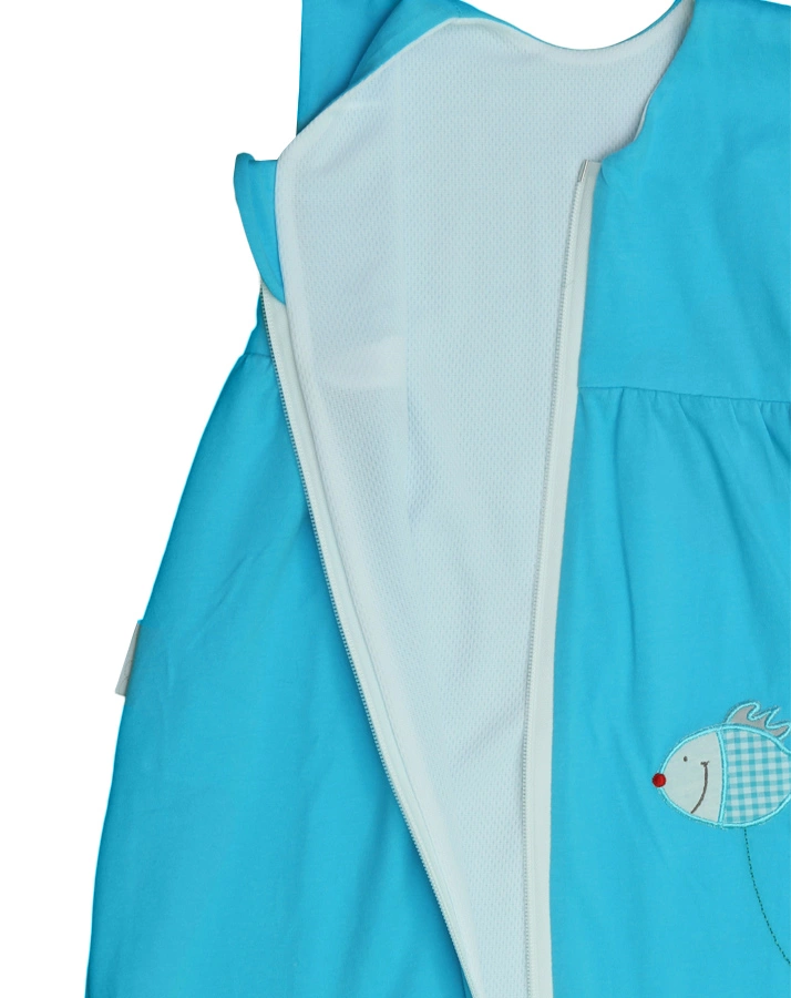 Jersey-Schlafsack ANNI COOL in aqua