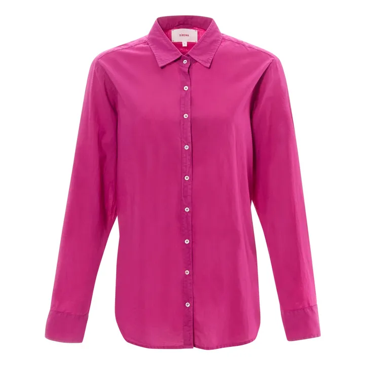 Xirena Chemise Beau Popeline de Coton | Rose