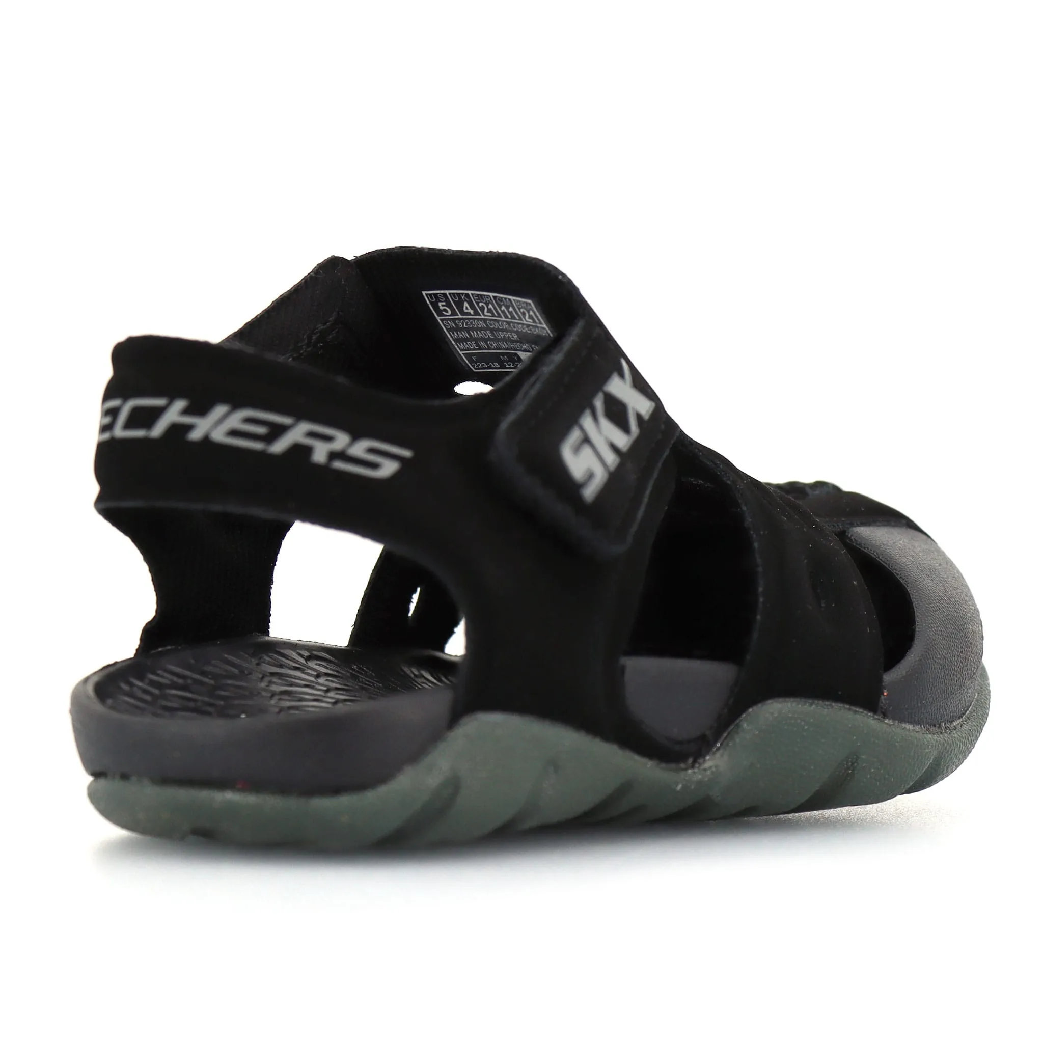 Skechers Sandale Side Wave Noir Pointures 5-10