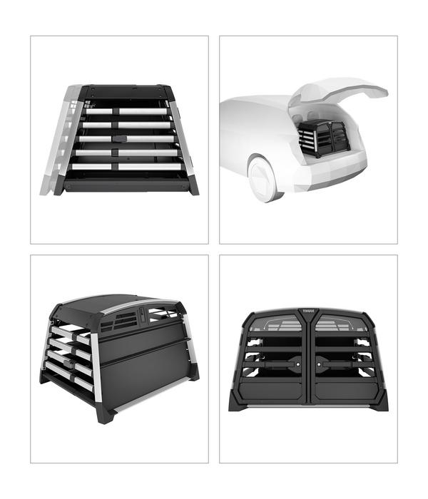 THULE® Allax Double M Hundetransportbox, ca.