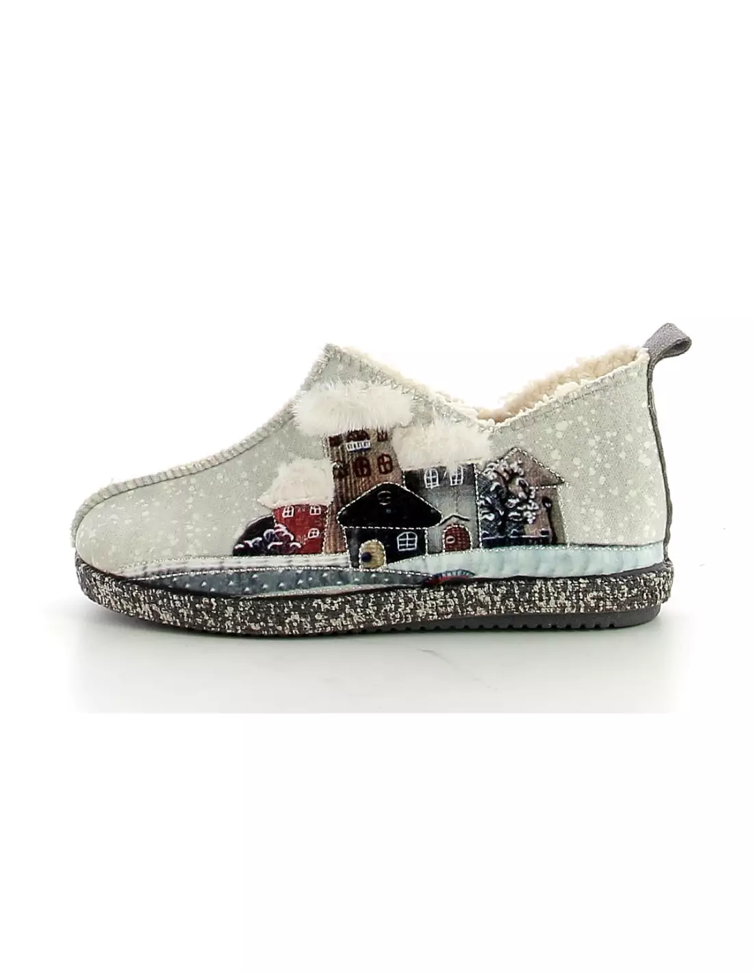 AMERICAN STADIUM ROMEA - Pantoufles & chaussons Gris