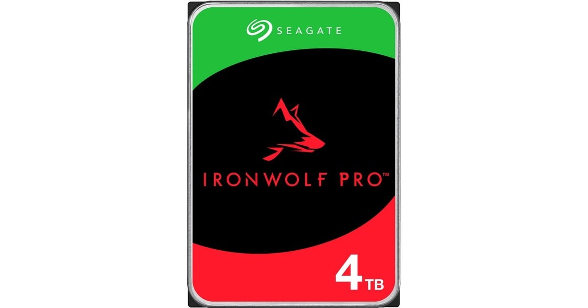 SeagateIronWolf Pro 4 TB harde schijf  (ST4000NT001, SATA/600, 24/7)
