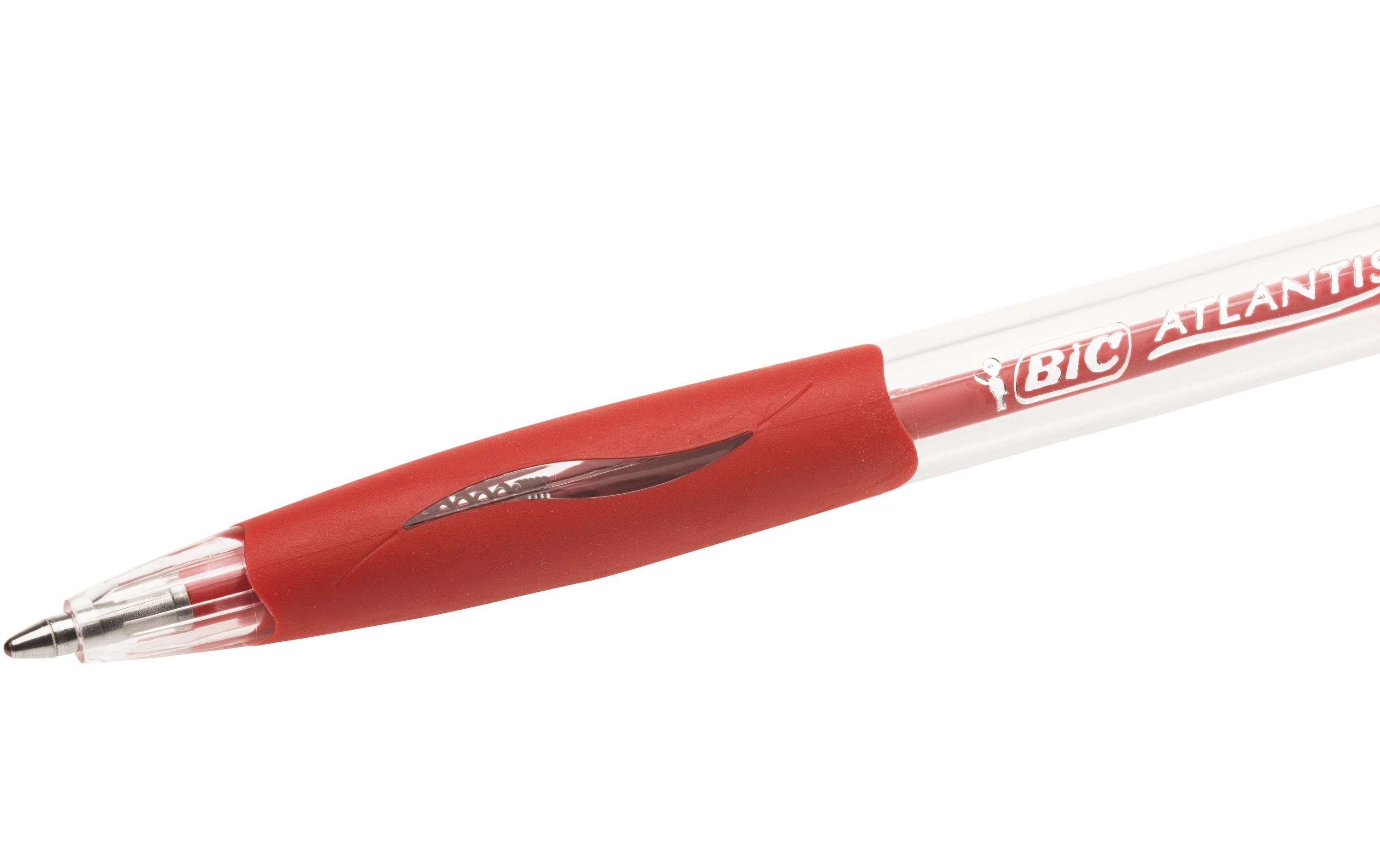 Kugelschreiber Atlantis Classic 0.32 mm, Rot, 12 StückKugelschreiber mit komfortablem Griff