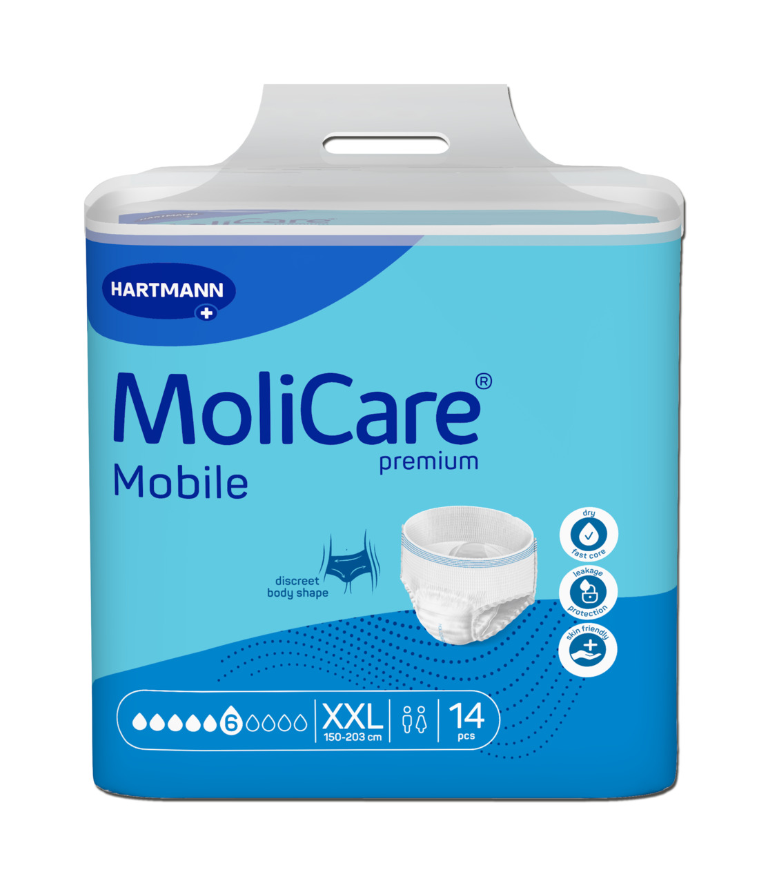 MOLICARE Mobile 6 XXL Btl 14 Stk