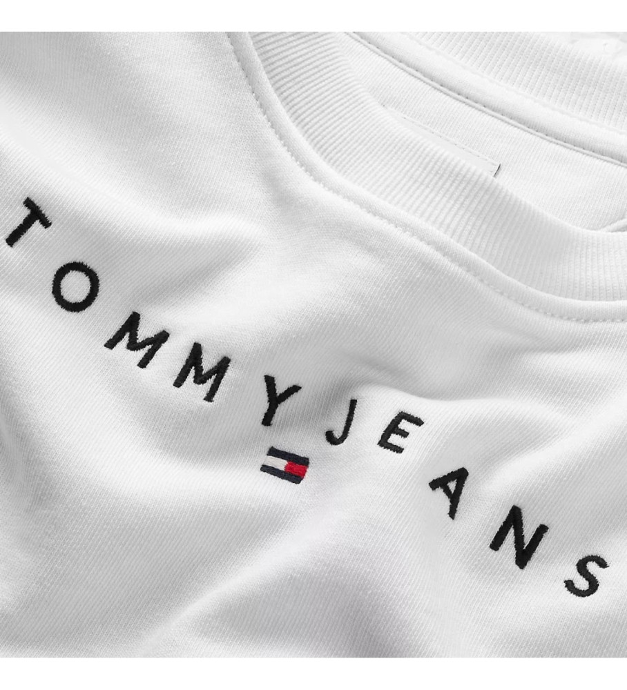 Moletom Tommy Jeans Linear Branco