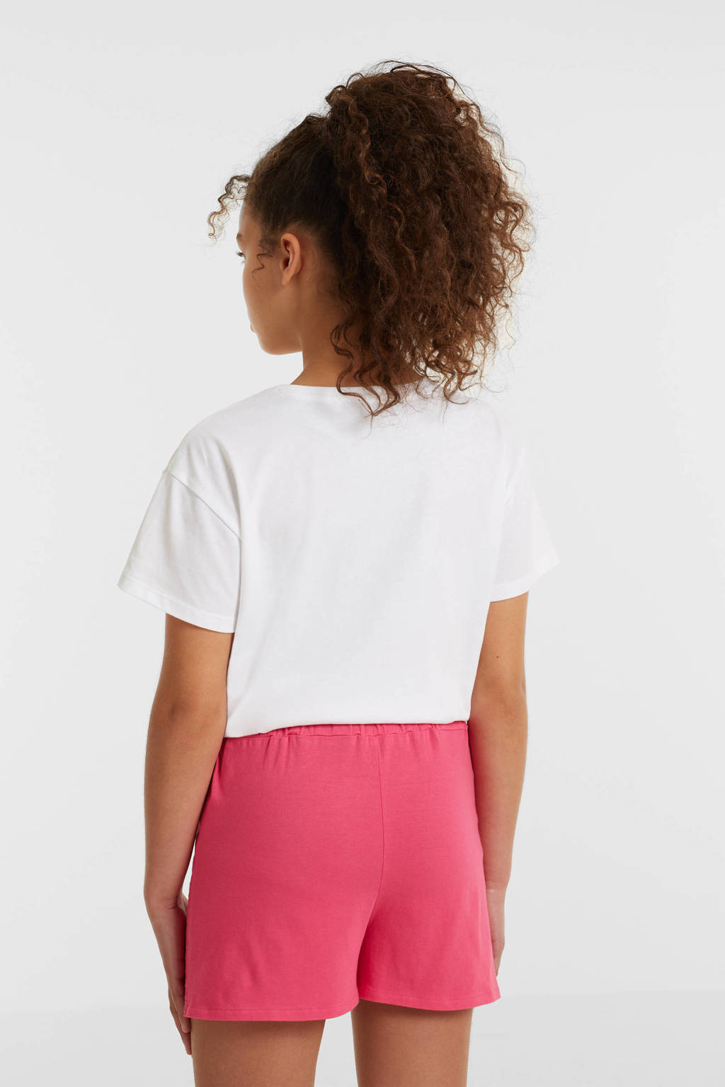 anytime broderie short roze