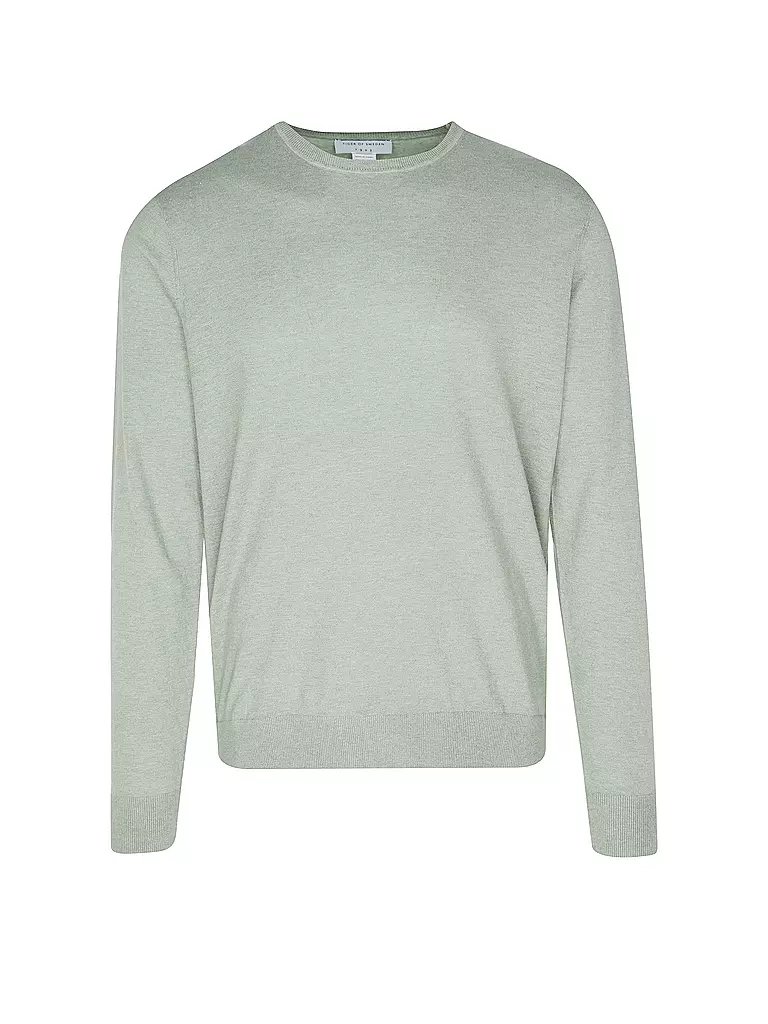 TIGER OF SWEDEN Pullover MICHAS hellgrau
