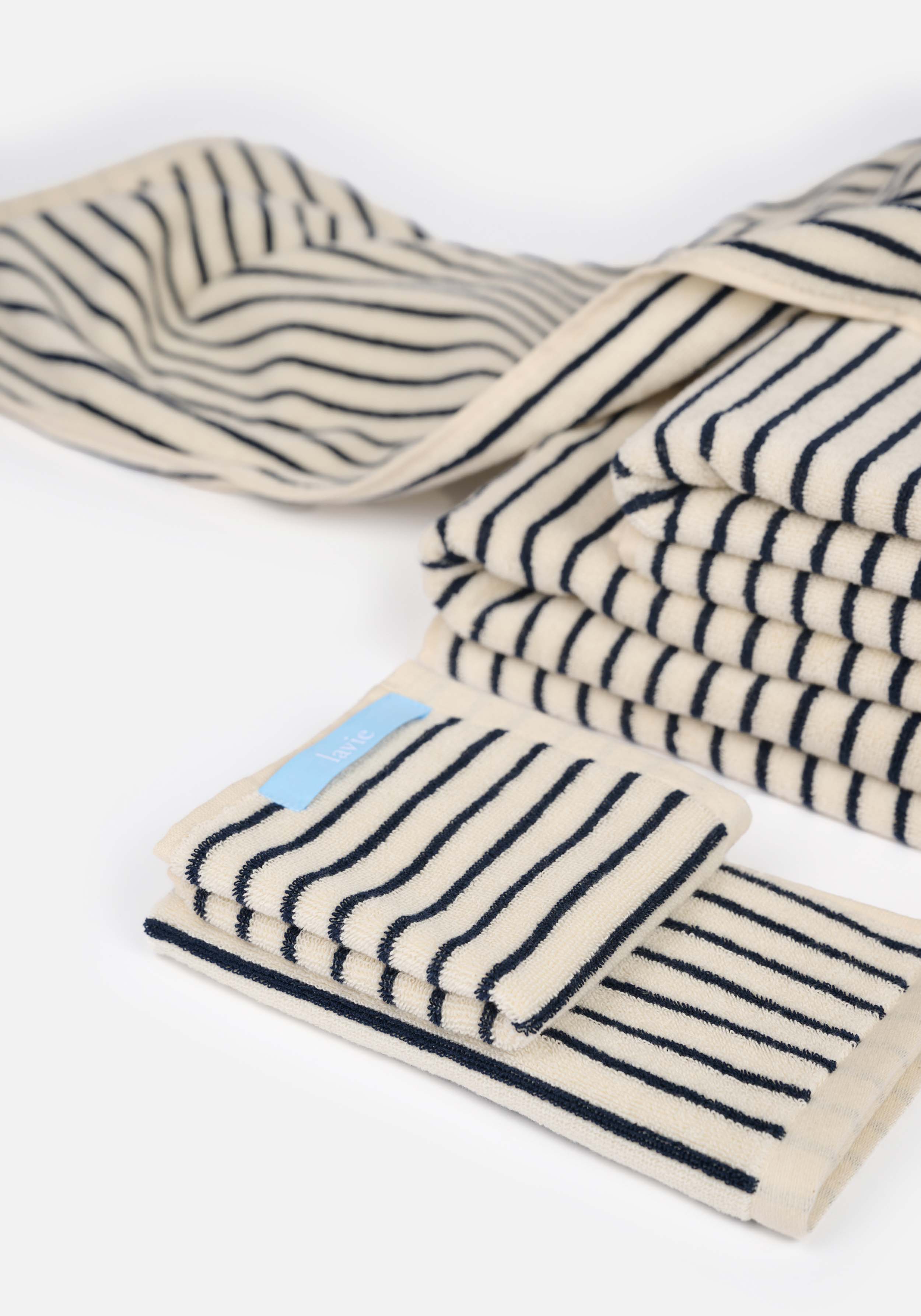 Lavie Duschtuch Tom Undyed Indigo