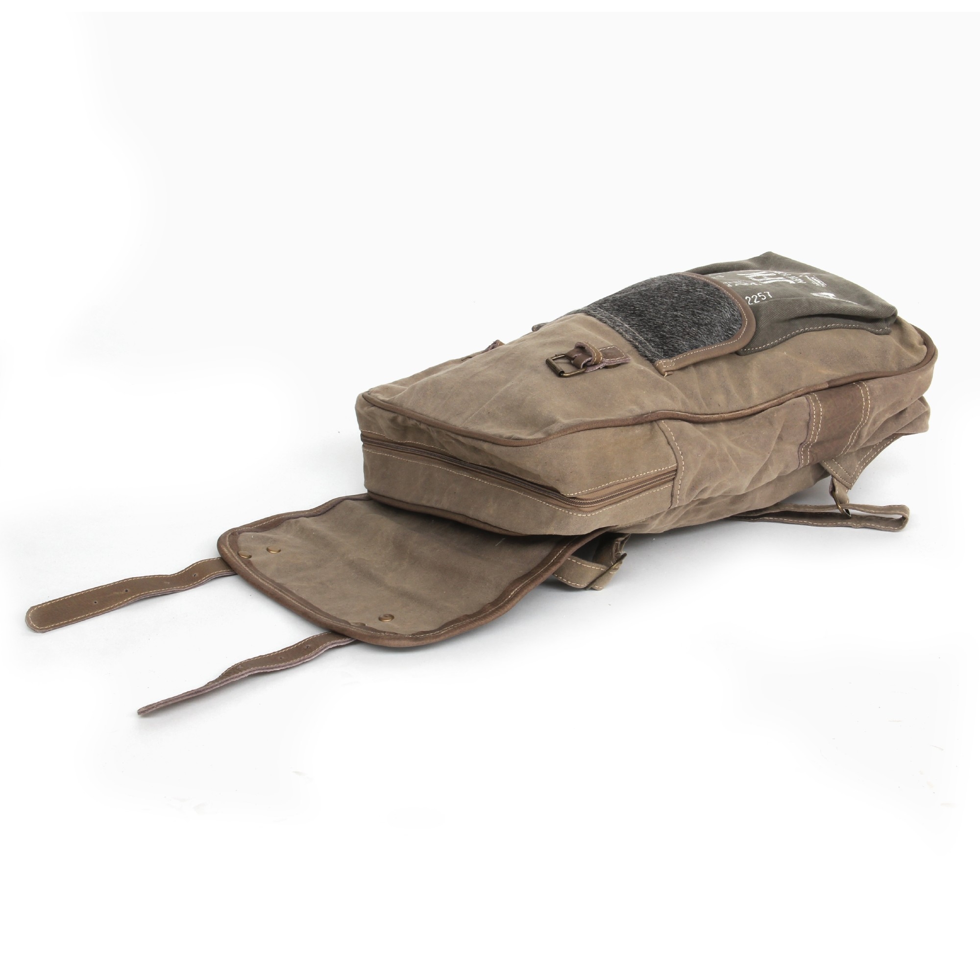 Rucksack 'JFK New York', braun, T 12cm, B 32cm, H 46cm günstig bestellen