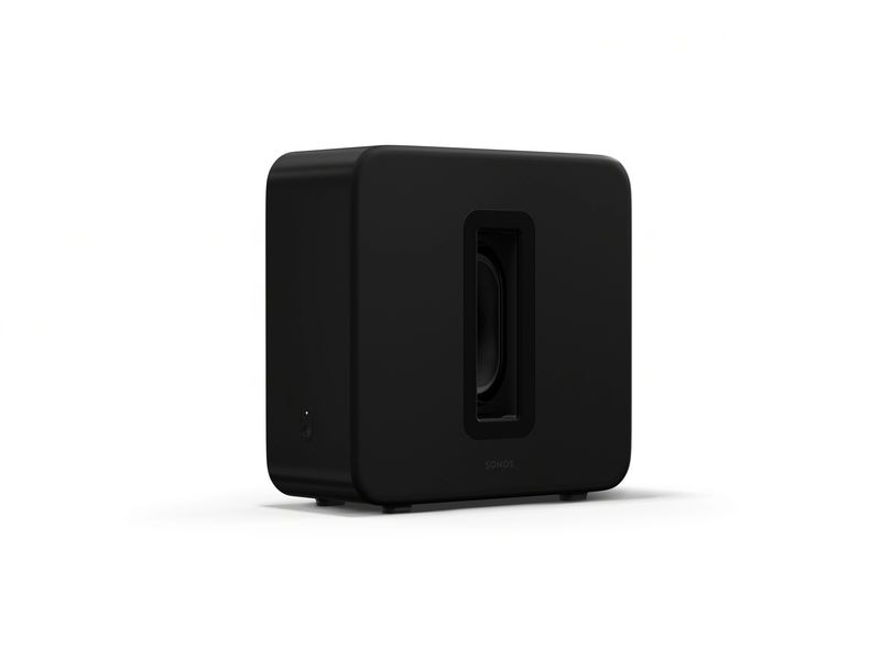 Sonos Subwoofer Sub Gen 4 Schwarz Subwoofer für einen raumfüllenden Klang, bei dem Sie jeden Akkord, jede Basslinie und jeden Schlagzeugschlag hören können