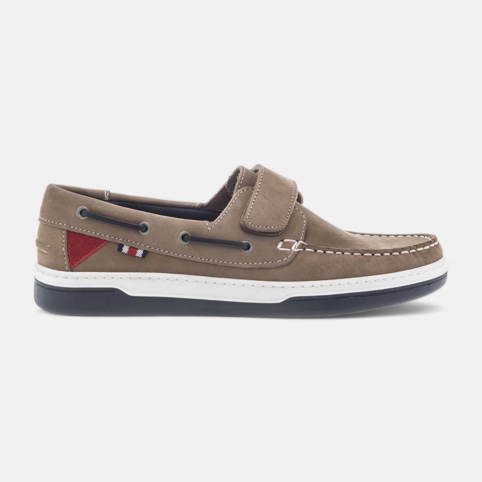 Mocassins Homme en cuir taupe