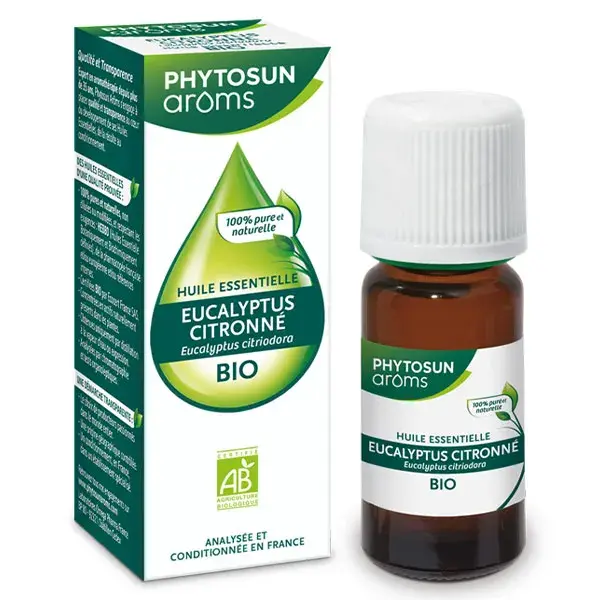 Óleo Essencial de Eucalipto Limão Orgânico Phytosun Arôms 10ml