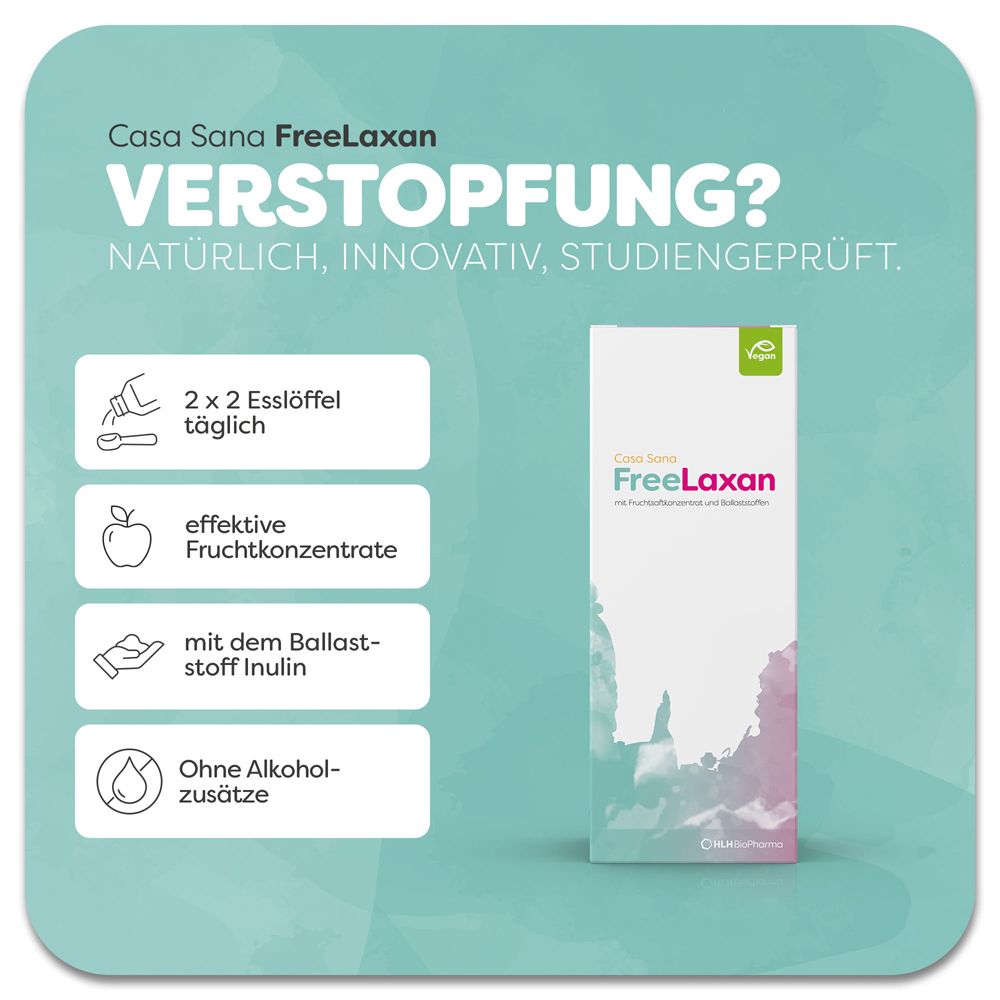 Casa Sana FreeLaxan - Pflanzliche Hilfe bei Verstopfung