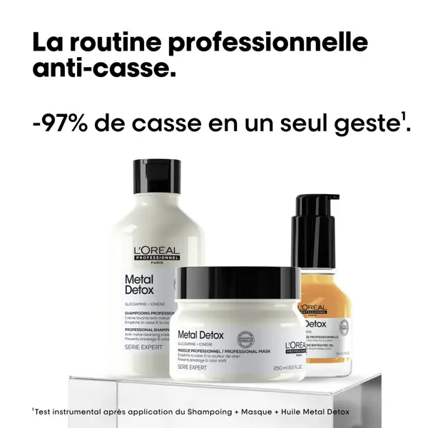 Kit Trio L'Oréal Professionnel Serie Expert Metal Detox para Cabelos Sensibilizados e Quebradiços