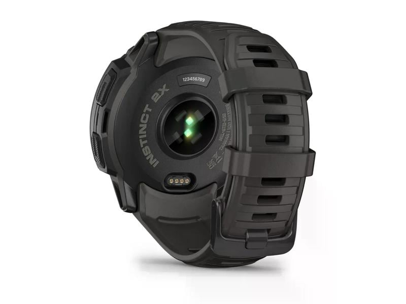 GARMIN Sportuhr Instinct 2X Solar Graphite Multisport-Smartwatch