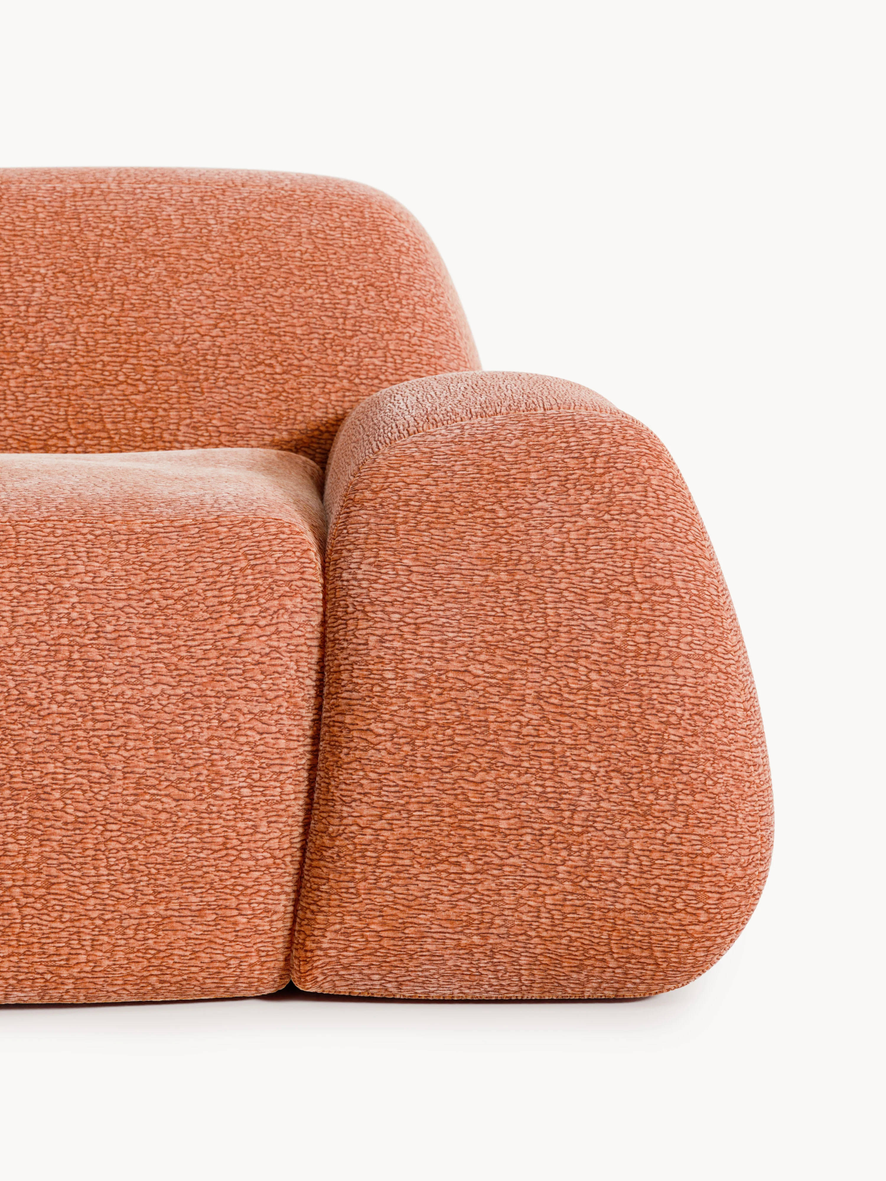 Modulaire hoekbank Wolke (4-zits) met chaise longue